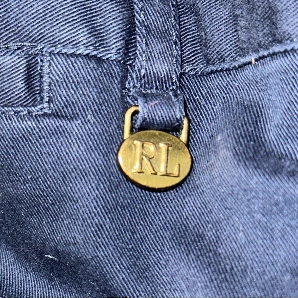 Ralph Lauren Girl’s Size 12 Navy Blue Stretch Cotton Chino Pants
